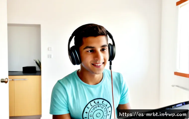 알파세대를 겨냥한 팟캐스트 마케팅 - Photorealistic podcast marketing scene for Spanish-speaking Generation Alpha, a confident early-teen...
